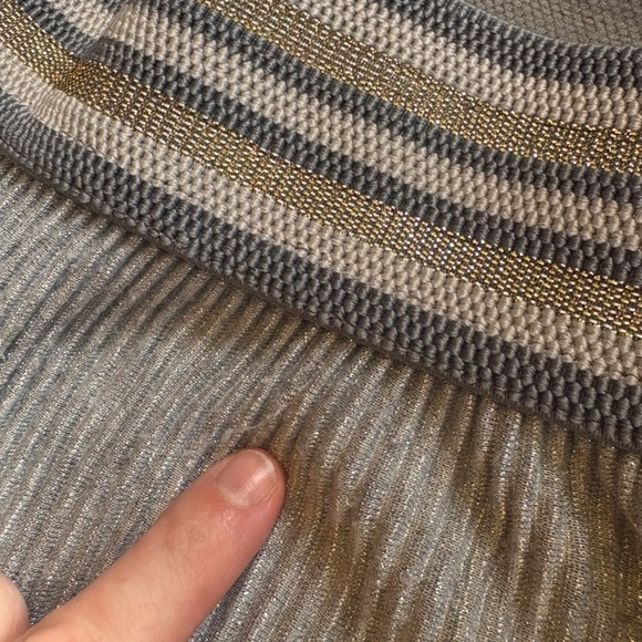 ett:twa by Anthropologie shimmer palazzo pants XS - Picture 5 of 12